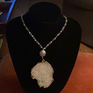Druzy Quartz Necklace